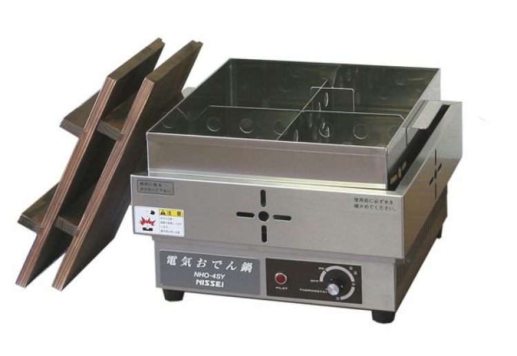 電気おでん鍋（４ツ切） NHO-4SY｜電気厨房機器｜電気おでん鍋｜主力 