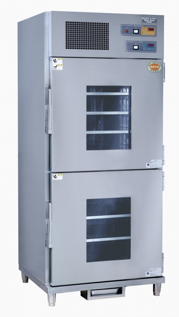 セパレート型冷蔵遠赤外線温蔵庫（片面扉） NBEC-420G｜電気厨房機器 